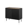 Komoda 2D ONDA 98x45x85 czarny