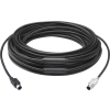 Logitech GROUP 15m Extender Cable kabel PS/2 6-p Mini-DIN Czarny