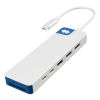 9-portowa stacja dokująca Hyper HyperDrive Flex Dual 4K HDMI, biały/niebieski | HD4103BUGL | Ilość portów HDMI: 2