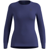 Bielizna termoaktywna z długim rękawem Odlo BL TOP crew neck l/s ACTIVE WARM roz. M Niebieska