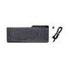Klawiatura HP 400 Backlit Wired Keyboard przewodowa czarna 7N7C0AA