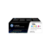 HP 128A zestaw 3 oryginalnych wkładów z tonerem LaserJet: błękitny/purpurowy/żółty