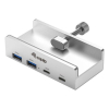 Equip 128967 huby i koncentratory USB 3.2 Gen 1 (3.1 Gen 1) Type-A 5000 Mbit/s Aluminium