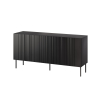 Komoda ISLA 150,5x40x75 czarny mat