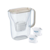 Dzbanek filtrujący Brita Style Essential+2 wkłady MaxtraPro PP (2,4l; piaskowy)