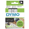 Taśma barwiąca DYMO D1 - 6mm x 7m czarny/biały S0720780