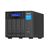 Qnap TVS-h474-PT-8G, Tower, 4 x 2.5"/3.5" SATA , Intel Pentium Gold G7400 2C/4T, 8GB (1x 8GB) DDR4 SODIMM (Max. 128GB), 2 x 2.5GbE, Single PSU, 250W