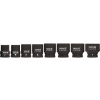 Yato YT-1115 Gniazdo udarowe Wpływ socket set Czarny
