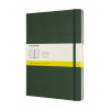 MOLESKINE Notes Classic XL (19x25cm) w kratkę, twarda oprawa, myrtle green, 192 strony, zielony