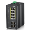 Switch Zyxel RGS200-12P PoE(PoE+: 8;)  240W Managed Gigabit Rugged