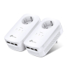 TP-Link TL-PA8030P KIT Karta sieciowa do PowerLine 1200 Mbit/s Przewodowa sieć LAN Biały 2 szt.