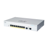 Cisco CBS220-8P-E-2G-EU łącza sieciowe Zarządzany L2 Gigabit Ethernet (10/100/1000) Obsługa PoE Biały