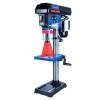 Scheppach DP19Vario 2580 RPM Zamek centralny 31,4 kg Czarny, Niebieski, Czerwony
