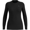 Koszulka damska ODLO Merino 160 BL Top Crew Neck l/s roz. M Czarna