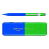 Caran d’Ache Długopis szwajcarski 849 limitowanej Paul Smith, Edycja 4, kolor niebiesko-zielony, Cobalt/Emerald.