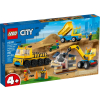 LEGO City 60391 Ciężarówki i dźwig z kulą wyburzeniową