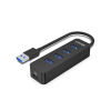 UNITEK HUB USB-A 4X USB-A 3.1, AKTYWNY,10W, H1117A