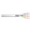 Digitus Kabel instalacyjny kat.5e, F/UTP, Eca, AWG 24/1, PVC, 305m, szary, karton