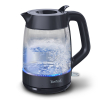 TEFAL Kettle | KO2G08E0 | 2000 W | Electric | 1.7 L | Heat-resistant glass | 360° rotational base | Black/Transparent