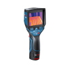 Bosch GTC 400 C Professional Noise equivalent temperature difference (NETD) Czarny, Niebieski 2000 mAh 160 x 120 px Wbudowany wyświetlacz