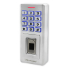 Qoltec Zamek szyfrowy Oberon z czytnikiem linii papilarnych | RFID | kod | karta | brelok | dzwonek | IP68 | EM