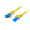 LANBERG PATCHCORD S/FTP KAT.6A 3M ŻÓŁTY LSZH CCA (FLUKE PASSED) PCF6A-10CC-0300-Y