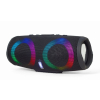 GEMBIRD PRZENOŚNY GŁOŚNIK BLUETOOTH LED RMS 2X 5W, WBUDOWANY MIKROFON, KOLOR CZARNY, USB, AUX, MICROSD