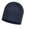 Czapka BUFF MERINO MIDWEIGHT BEANIE MELANGE NIGHT BLUE