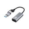 LevelOne Adapter GigaBit    USB-C/-A3.0->RJ45        2.5Gbps