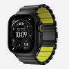 NOMAD Stratos Band - tytanowa bransoleta do Apple Watch 49mm z FKM (black titanium, volt FKM)