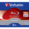 Verbatim BD-RE DL 50GB 2 x 5 Pack Jewel Case 5 szt.