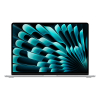 Apple MacBook Air 15,3"Retina 500nit M4 chip with 10-core CPU + 10-core GPU 16GB SSD256 2xTB4 BLKB 1Y Silver (WYPRZEDAŻ)