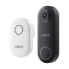 Reolink D340W - Wideodomofon 5 MP z dzwonkiem, Wi-Fi 2,4/5 GHz, wykrywanie osób, dwukierunkowe audio, współpracuje z rejestratorami NVR, biały