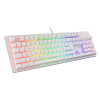 KLAWIATURA DLA GRACZY GENESIS THOR 303 US PODŚWIETLENIE RGB MECHANICZNA BROWN SWITCH BIAŁA HOT SWAP