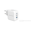 CONCEPTRONIC LadegerĂ¤t 3Port GaN 2xUSB-C/1xA 67WPD3.0/PPS ws