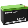 QOLTEC AKUMULATOR AGM 12V | 7.2AH | MAX 108A