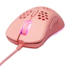 Deltaco Gaming Maus USB, RGB, pink