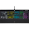 Corsair K55 RGB PRO klawiatura Gaming USB QWERTZ Niemiecki Czarny