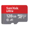 SanDisk Ultra microSD 128GB + SD-adapt.
