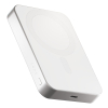 ZENS Slim Qi2 Aluminium Powerbank - magnetyczny powerbank 10000 mAh kompatybilny z MagSafe i Qi2 (white)