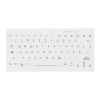 CHERRY AK-C4112 - Klawiatura - medyczna - kompaktowa - podświetlana - USB - QWERTZ - niemiecka - biała (AK-C4112F-U1-W/GE)