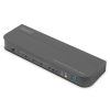 Digitus Przełącznik KVM, 4-portowy, 4K 60 Hz, 4 x DP in, 1 x DP/HDMI out