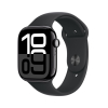 Apple Watch Series 10 GPS 46mm Jet Black Aluminiowa koperta z paskiem sportowym M/L