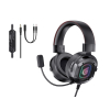 Conceptronic ATHAN03B słuchawki/zestaw słuchawkowy Przewodowa Opaska na głowę Gaming Czarny