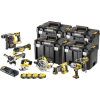DEWALT.ZESTAW COMBO 18V DCK865P4T (DCD796, DCF899H, DCS367, DCH273, DCS334, DCG405, DCS355, DCS570) 4x5,0Ah 4xTSTAK