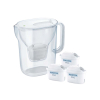 Dzbanek filtrujący Brita Style Essential+3 wkłady MaxtraPro PP (biały)