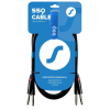 SSQ JSJS1 - kabel 2x JACK STEREO - 2x JACK STEREO 1 metrowy