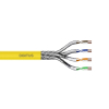 Digitus DK-1744-A-VH-5 kabel sieciowy Żółty 500 m Cat7a S/FTP (S-STP)