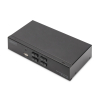 Przełącznik KVM, 4 portowy, 4K 60Hz, 4xDP IN, 1xDP OUT, 2xUSB A, 2x Audio IN&OUT