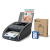 SafeScan 155-S Komplett SET GeldprĂĽfgerĂ¤t Batterie & Stapler